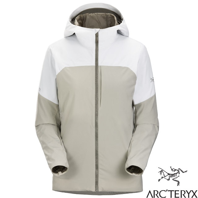 【加拿大 ARCTERYX 始祖鳥】女 Proton Hybrid防風保暖透氣化纖連帽外套/29622 空氣灰/生態綠✿30E010